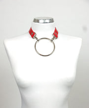 Load image into Gallery viewer, Aida Necklace - Vegan Patent Leather - Ships in 24h -