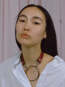 Aida Necklace - Leather